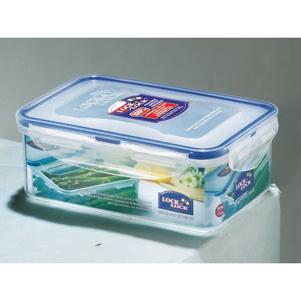 Plastic Rectangular Box 850ml L&L