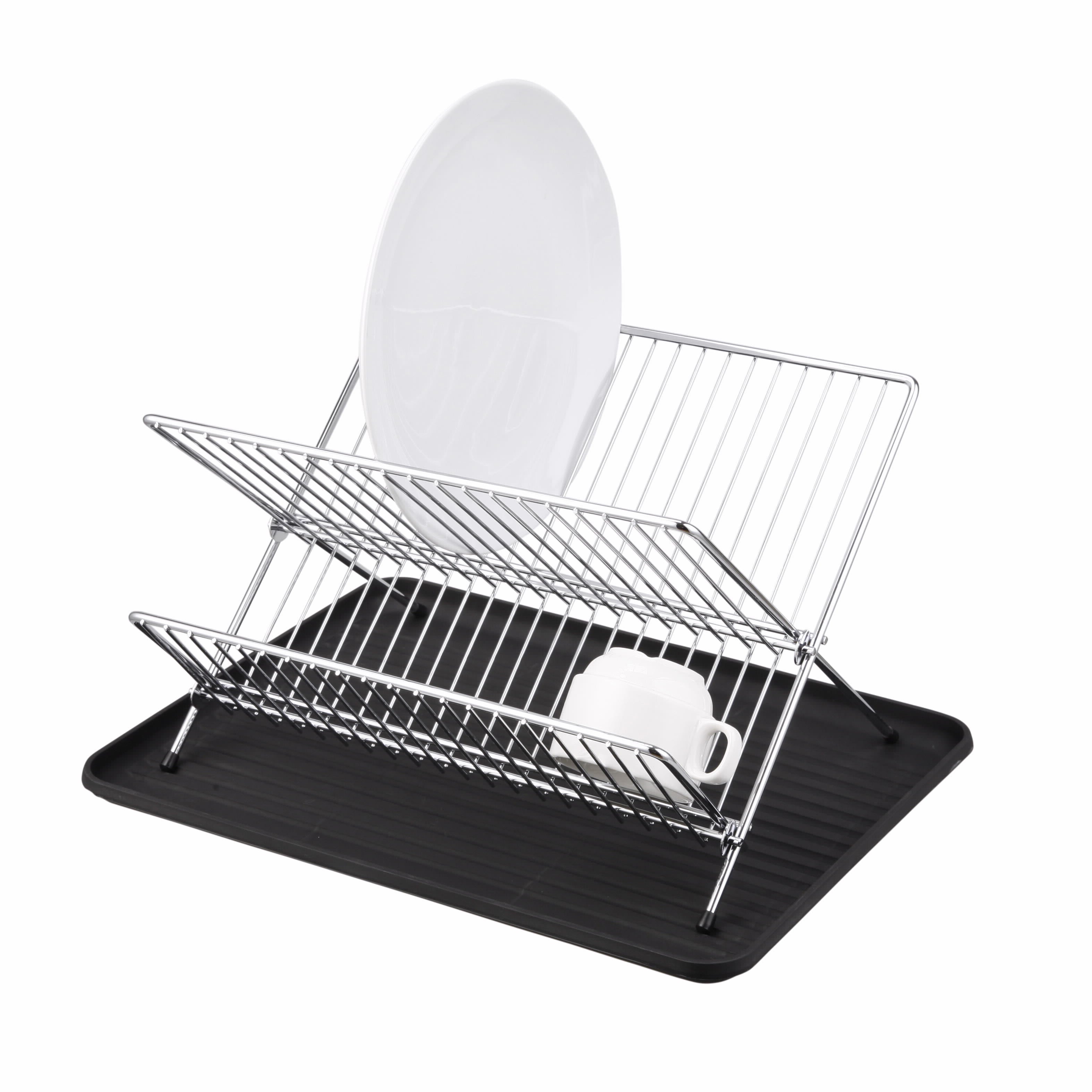 Folding Rack Drying Dishes 37*31*25 Tray Plastic