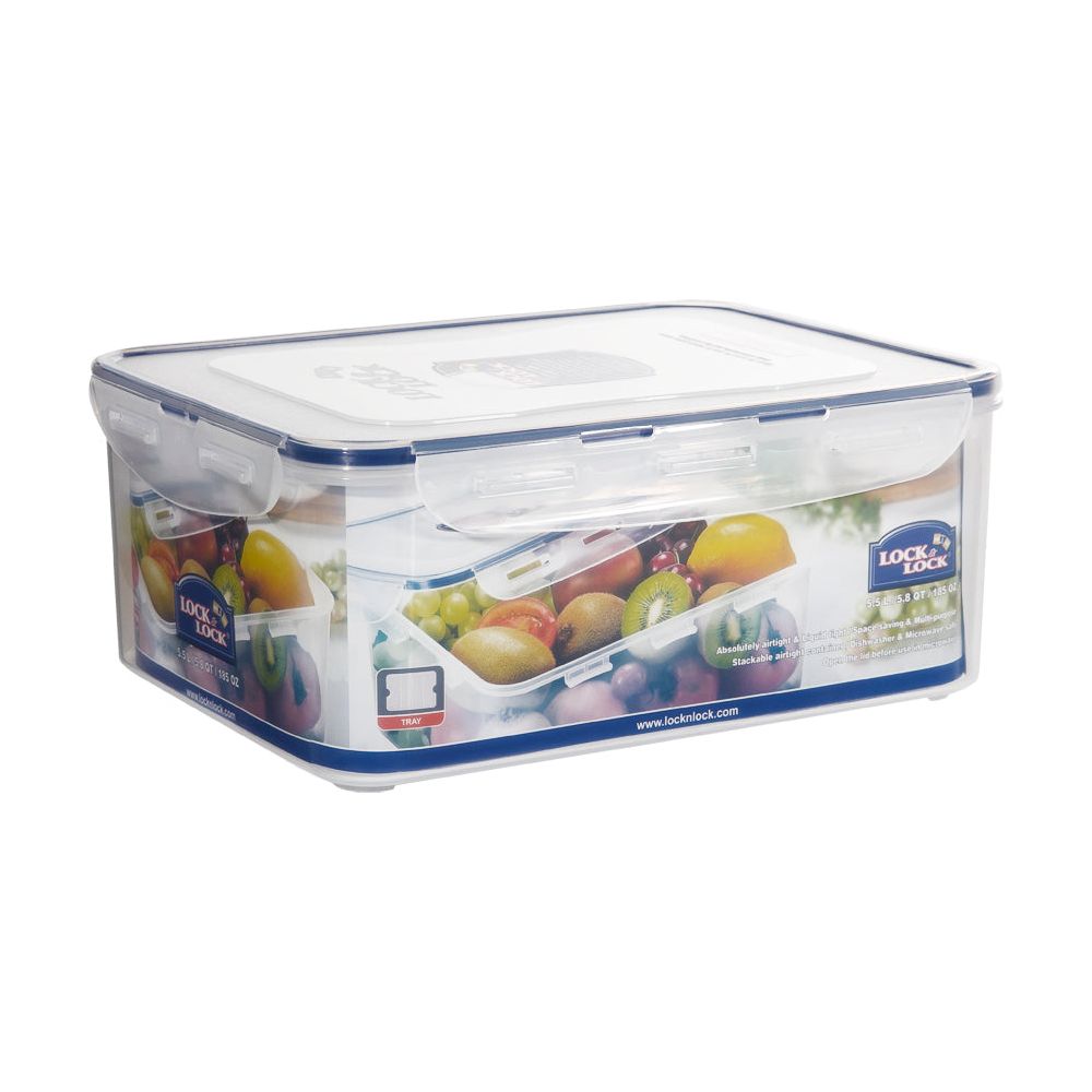 Plastic Rectangular Box 5.5L L&L