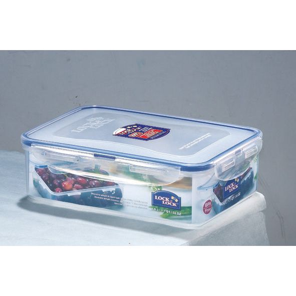 Plastic Rectangular Box 1.6L L&L