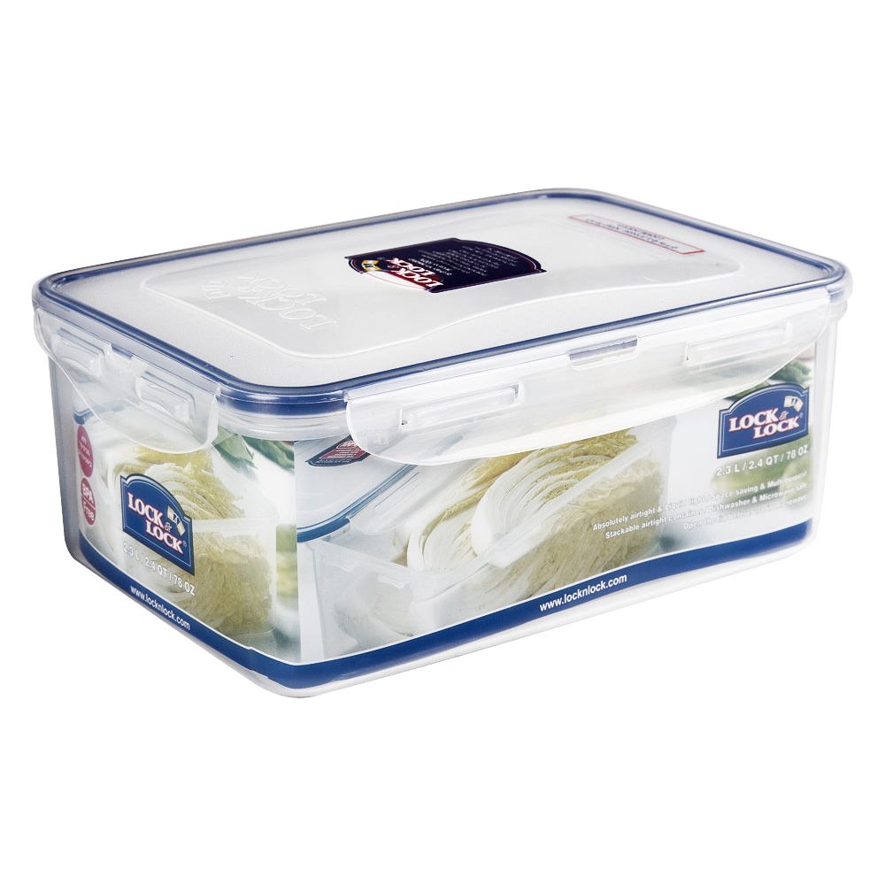 Plastic Rectangular Box 2.3L L&L