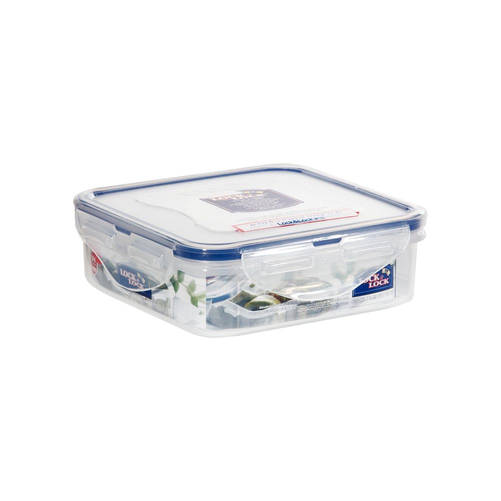 Plastic Square Box 430ml L&L