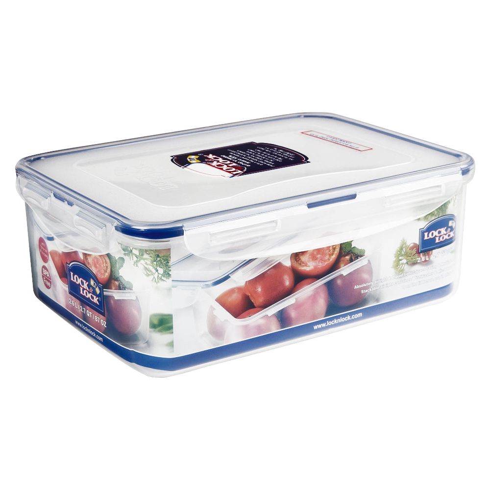 Plastic Rectangular Box 2.6L L&L