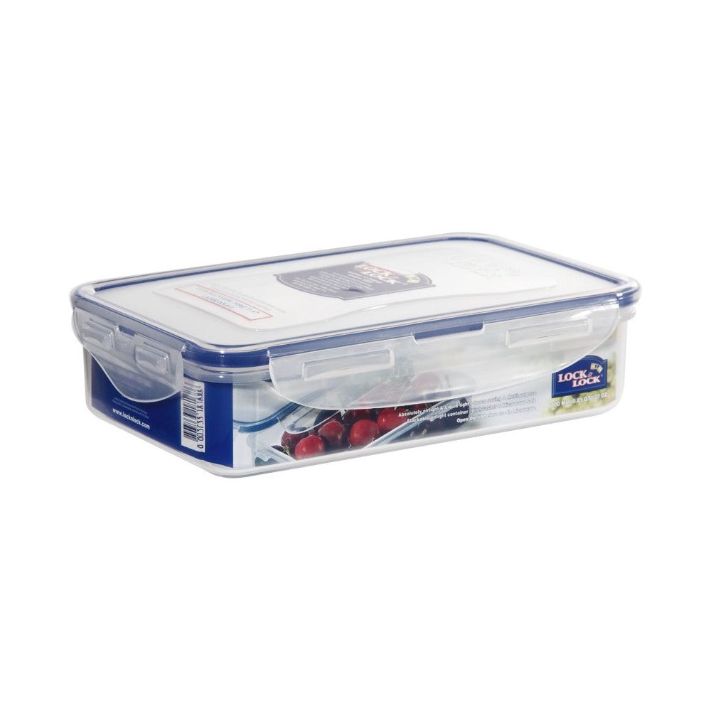 Plastic Rectangular Box 800ml L&L