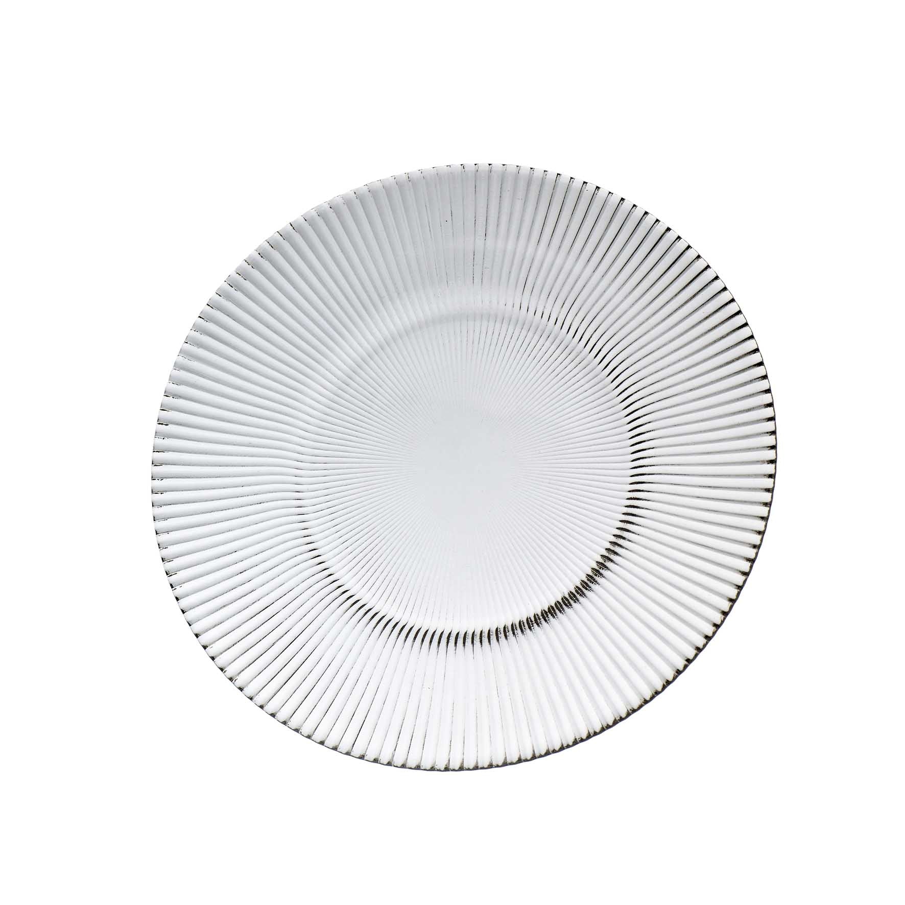 Serving Glass Plate Appetizer 20.5cm Seline