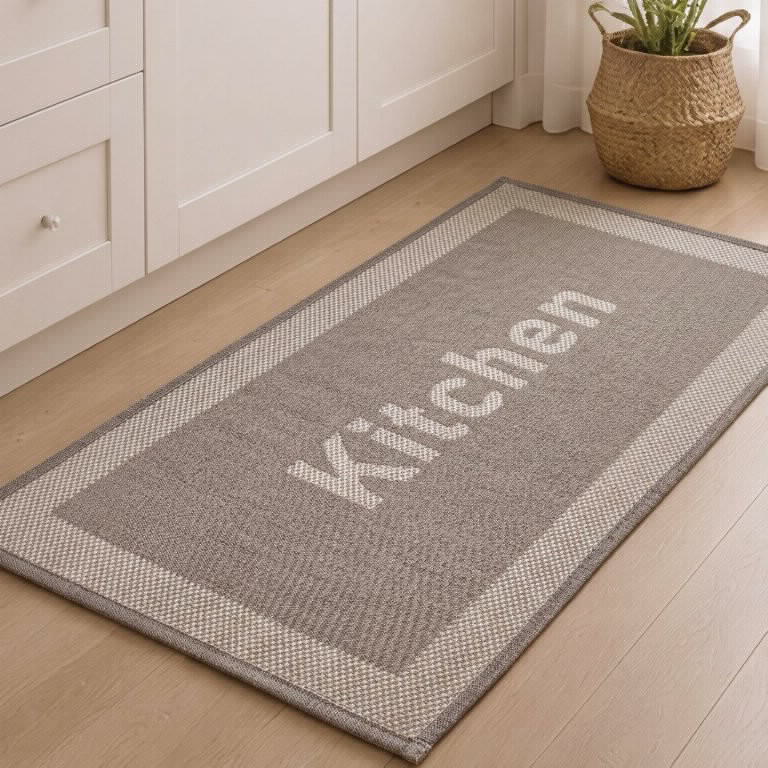 Floor Small Rug 60*120cm Jacquard KITCHEN Beige