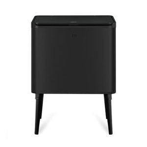 Kitchen Black Trash Bin Touch 30L EKO POSE