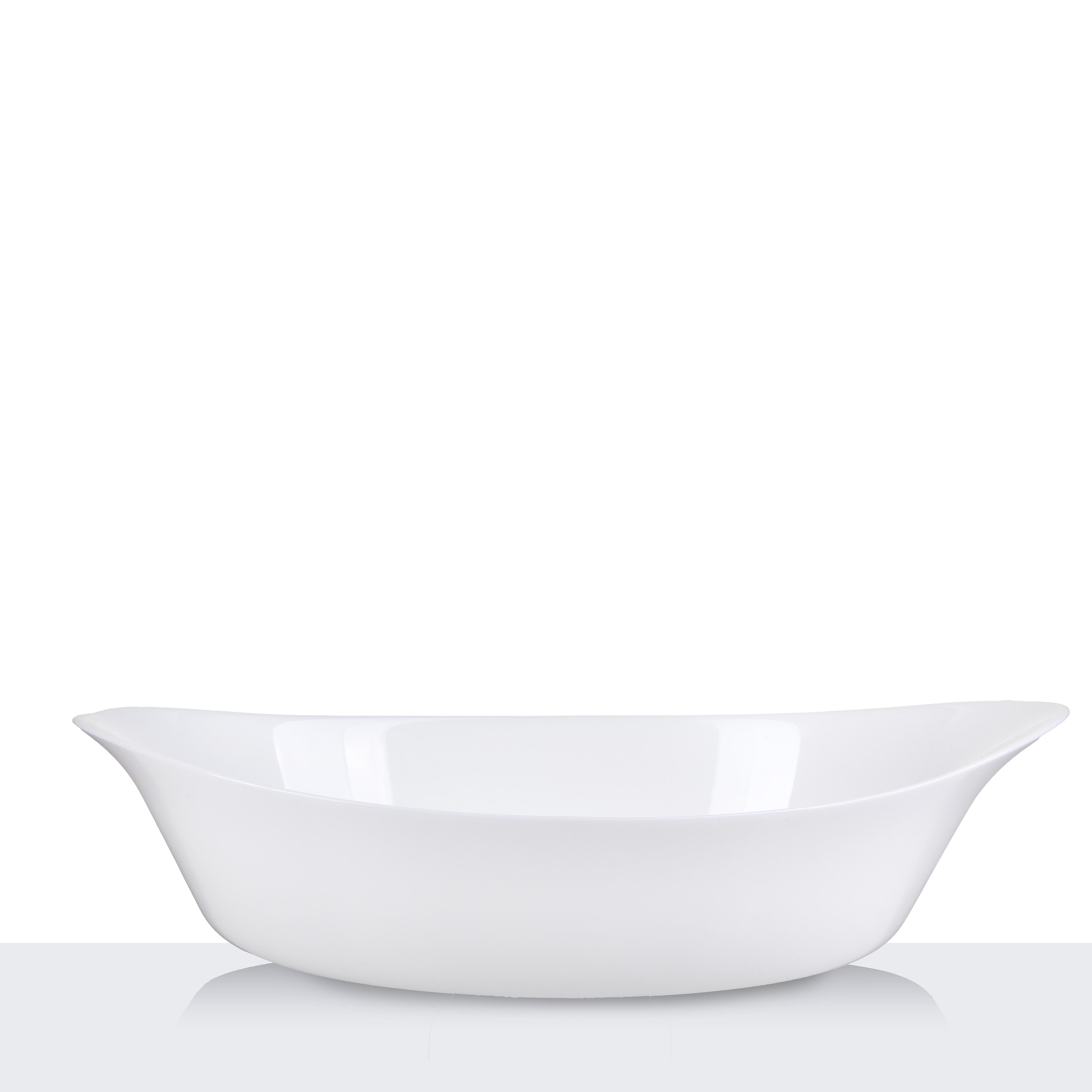 Pan Oval 32.6*20.3cm 2L Opal Glass