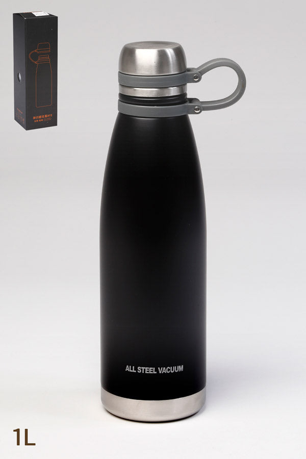 Bottle Thermos Stainless Steel DREAM CHEF Black 1L