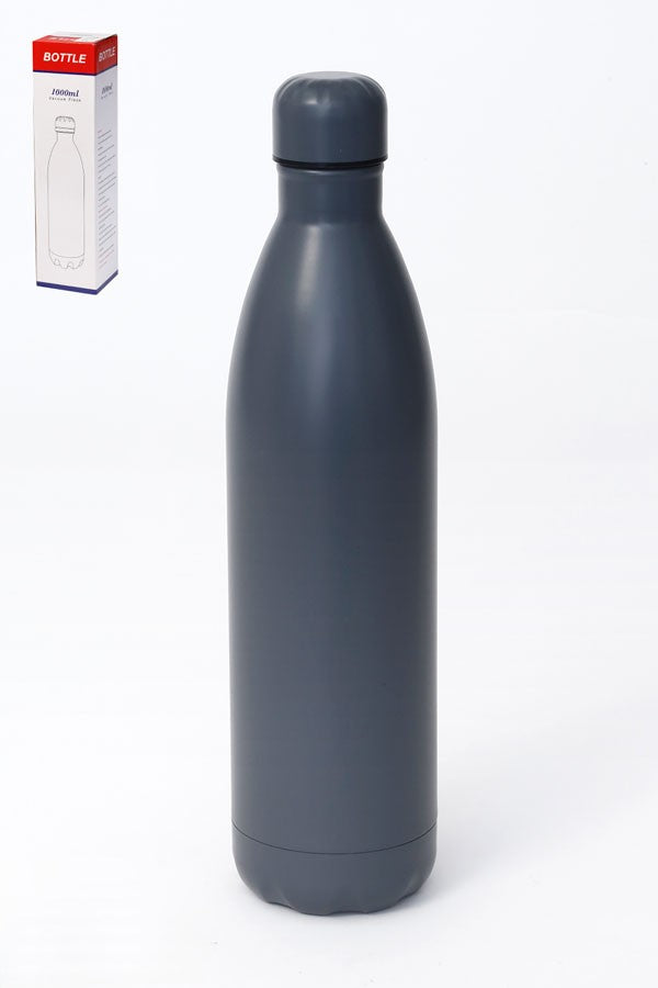 Grey Thermos Stainless Steel Bottle 1000ml DREAM CHEF