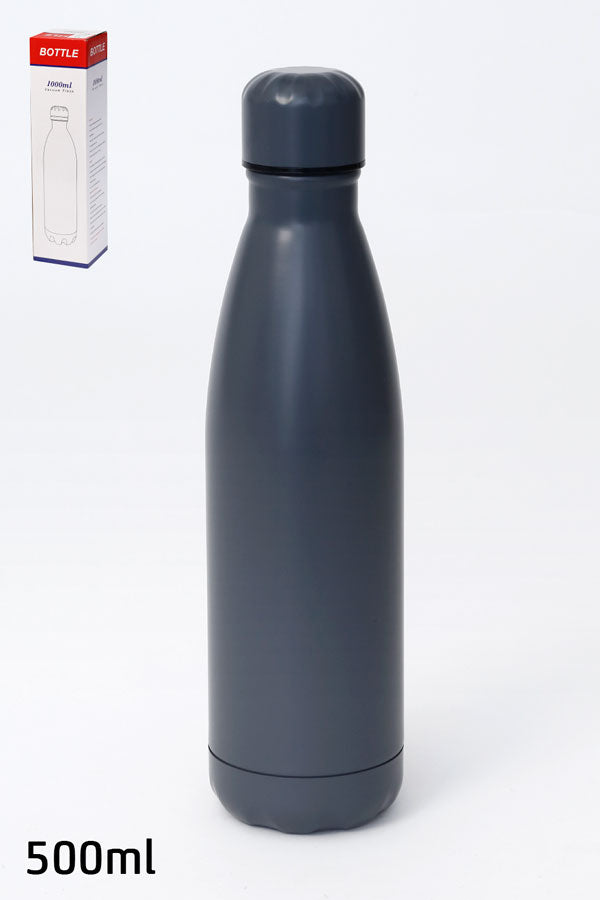 Grey Thermos Stainless Steel Bottle 500ml DREAM CHEF