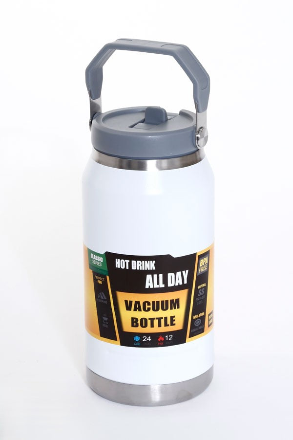 White Thermos Stainless Steel 1200ml DREAM CHEF