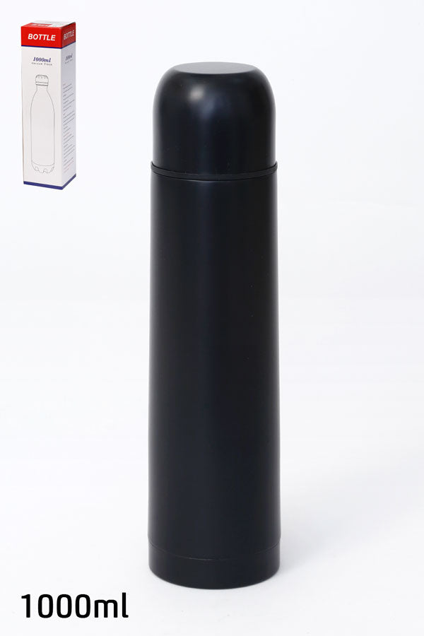 Black Thermos Stainless Steel 1000ml DREAM CHEF