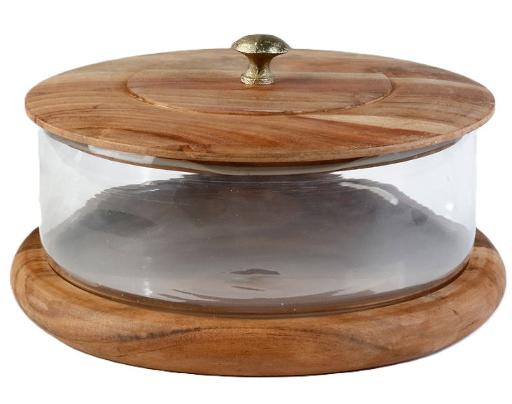 Bell Cake Wood/Glass
