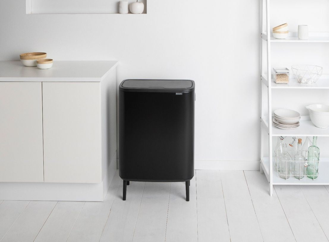 Kitchen Trash Bin Touch 60L BO Black Brabantia