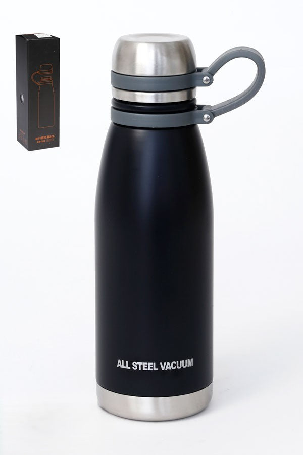 Black Thermos Stainless Steel 650ml DREAM CHEF