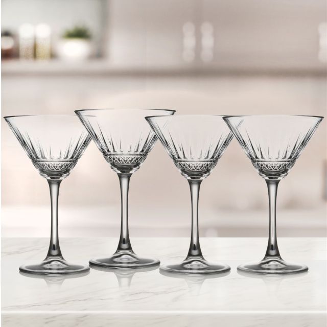 Set 4 Goblets Martini ELYSIA