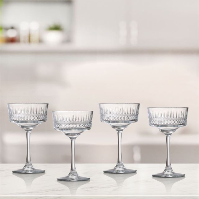 Set 4 Goblets Champagne ELYSIA