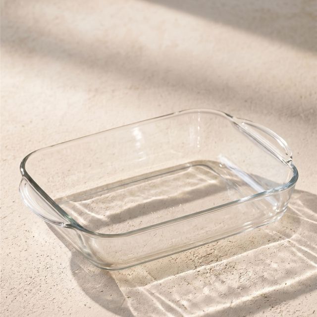 Baking Pan Glass Rectangular BORCAM