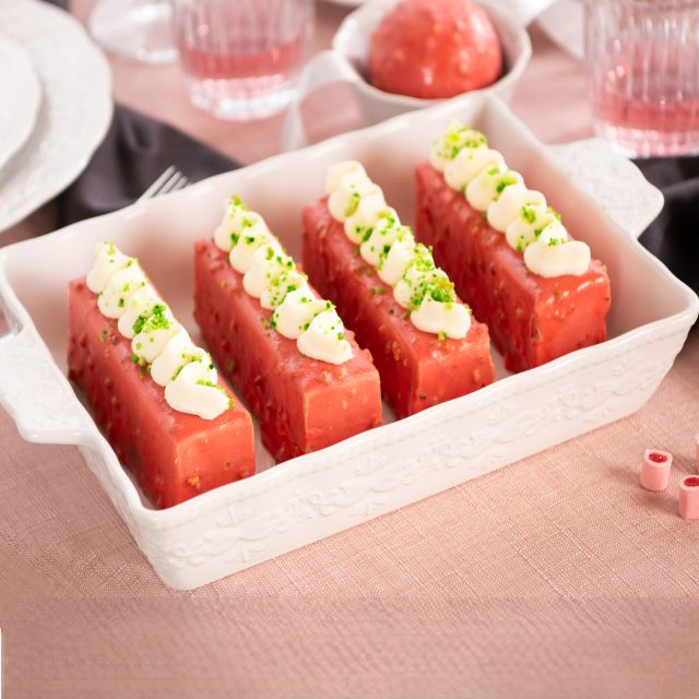 Baking Pan Porcelain Rectangular - White Samara