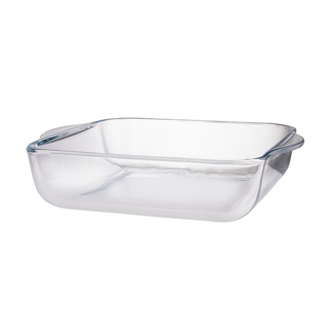 Baking Pan Glass Square + Lid