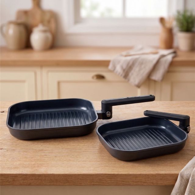 Frying Pan Grill Handle Folding - COMPACT