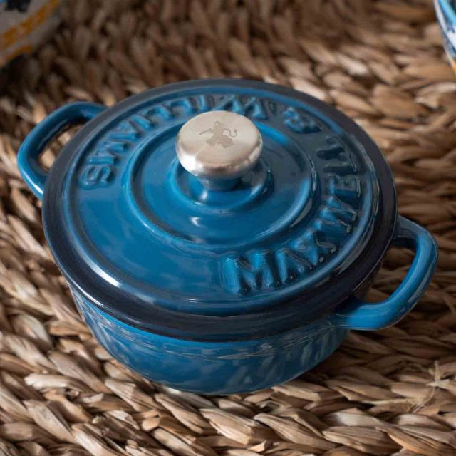 Pot Cocotte Cast Iron 260ml Blue