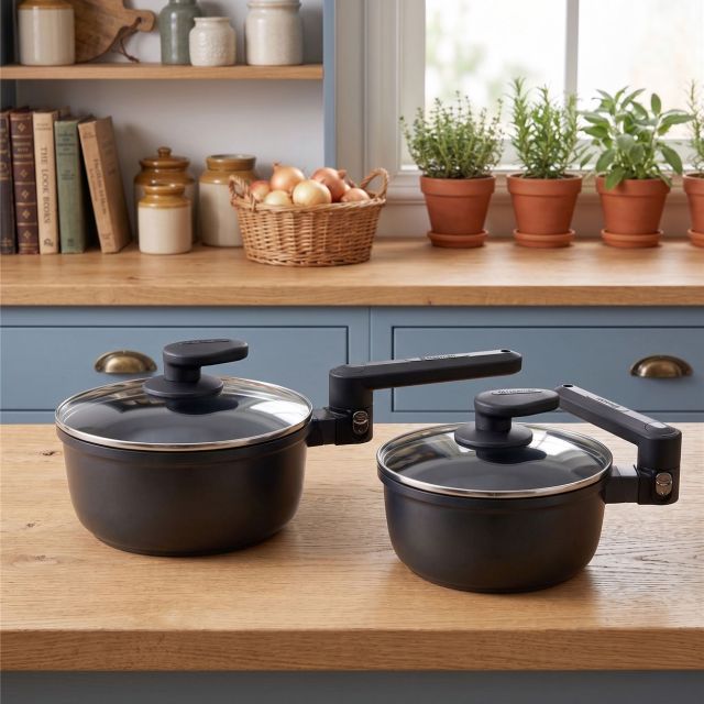 Casserole Aluminum Handle Folding - COMPACT