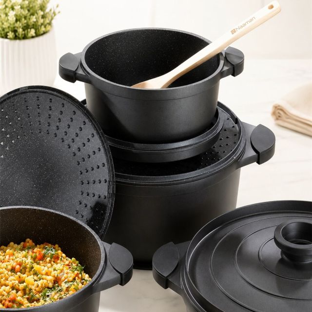 Pot Non-Stick Cast Dutch Oven CASEROLA
