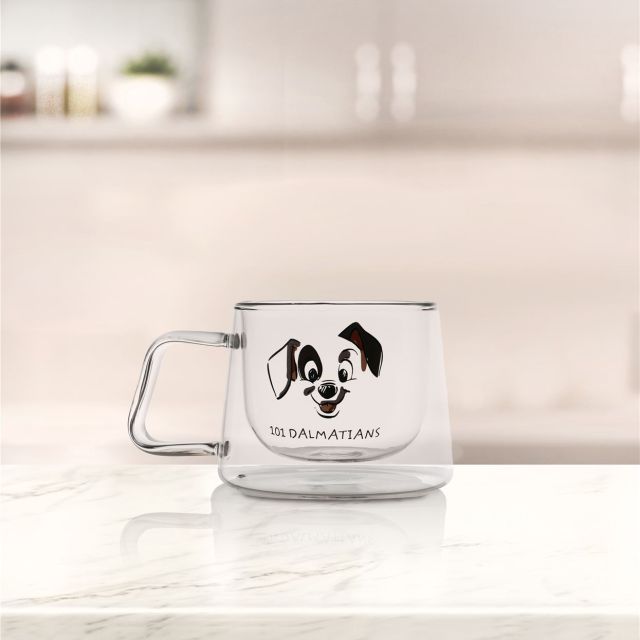 Mug Glass Double Dalmatian
