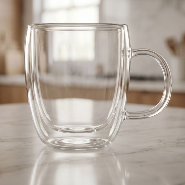Drinking Glass Hot Double