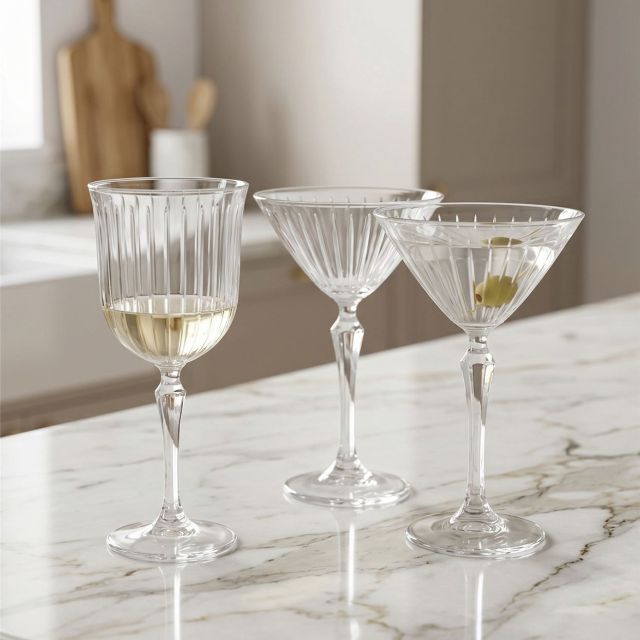 Set Glasses Wine JOY