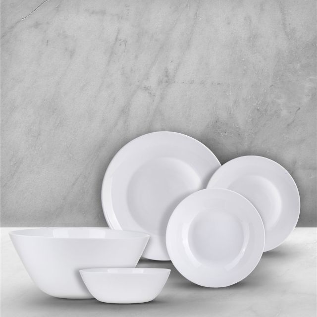 Series Dinnerware Set Opal glass