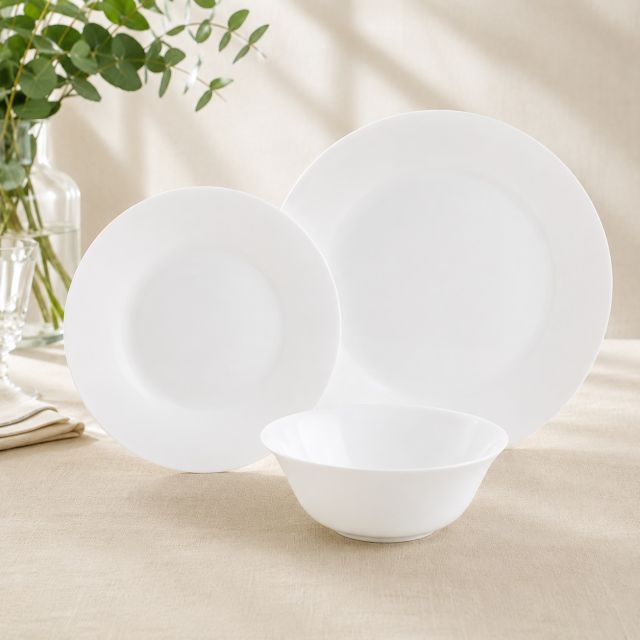 System Dinner Opal Glass
