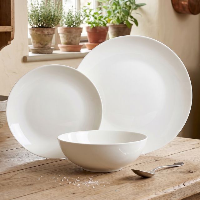 Set Plates Porcelain - Basic