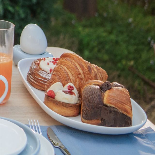 Hot Plate Serving Porcelain - OPALITE Cream