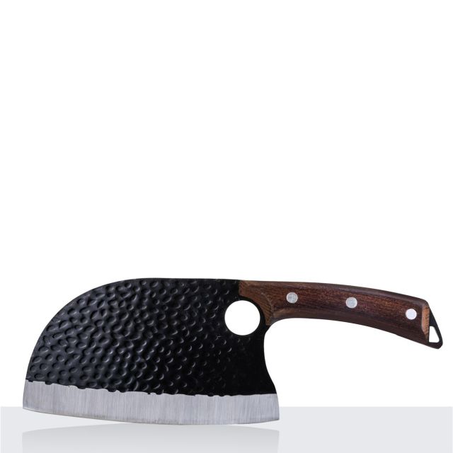 Cleaver Butcher Stainless Steel Handle Wood