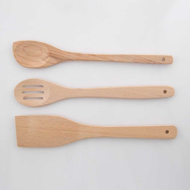Set 3 Dinnerware Set Wood