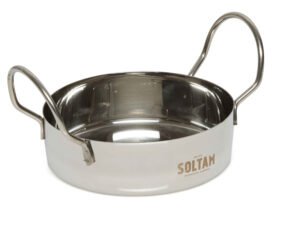 Round Stainless Serving Bowl 12cm