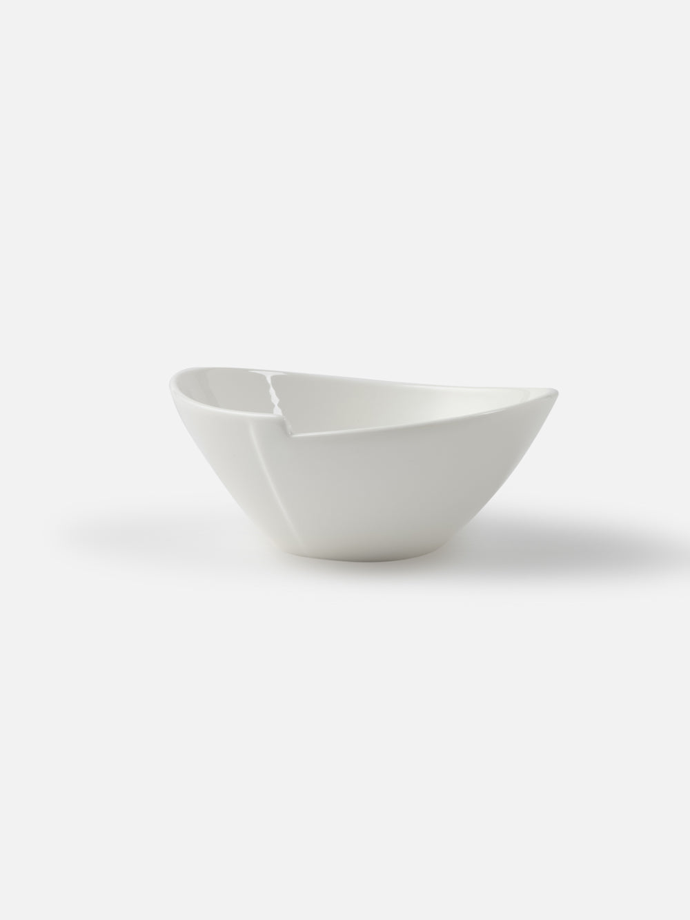 Small Oval Porcelain Serving Bowl