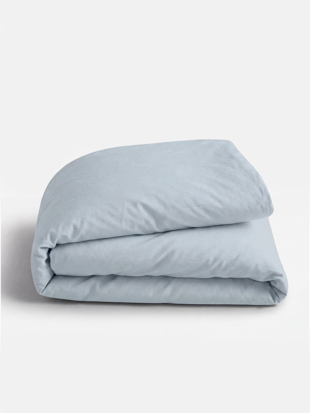 Percale Duvet Cover Light Blue