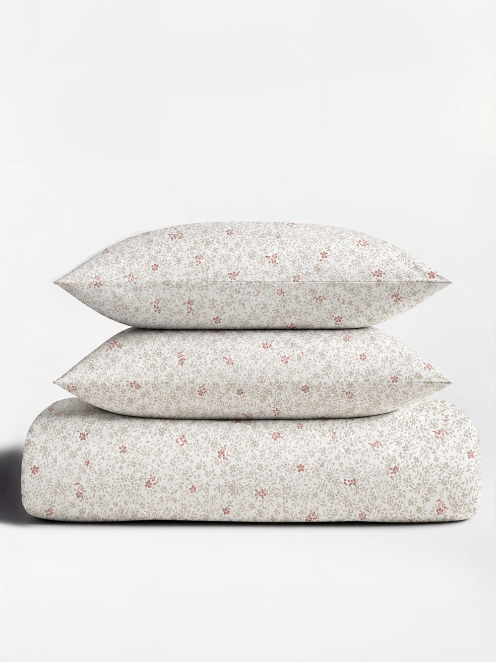 Yifat Satin Sheet Set Natural Floral