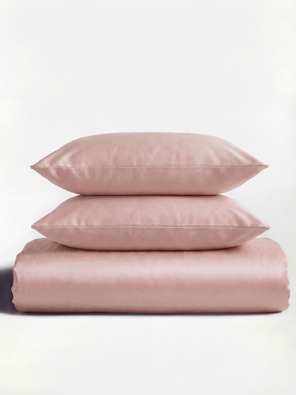 Solid Satin Sheet Set Pink