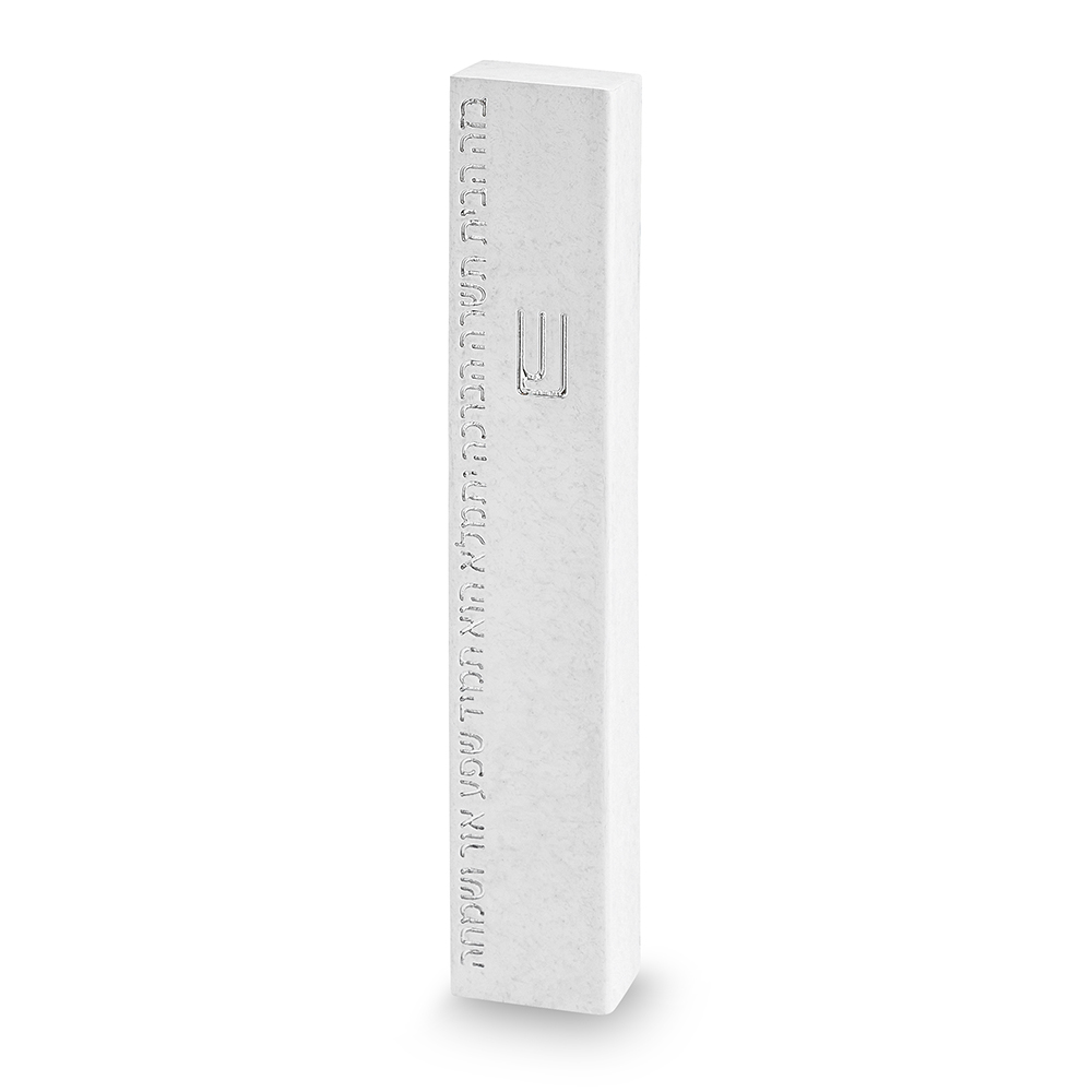 Home Blessing Mezuzah, Concrete Grey, 12 cm