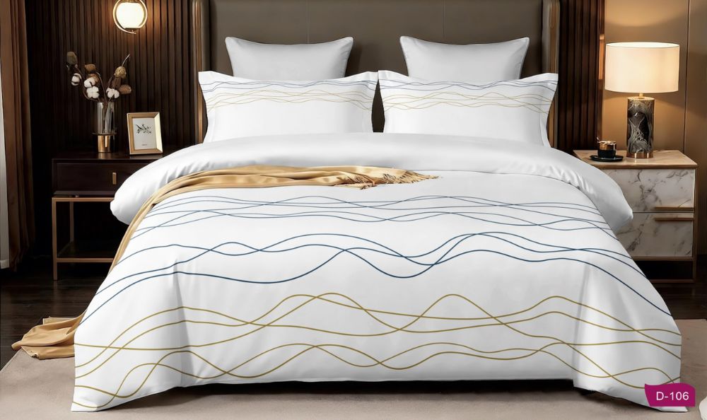 Sheets Sateen 220 Thread Digital Print Double 160/200 - model 100