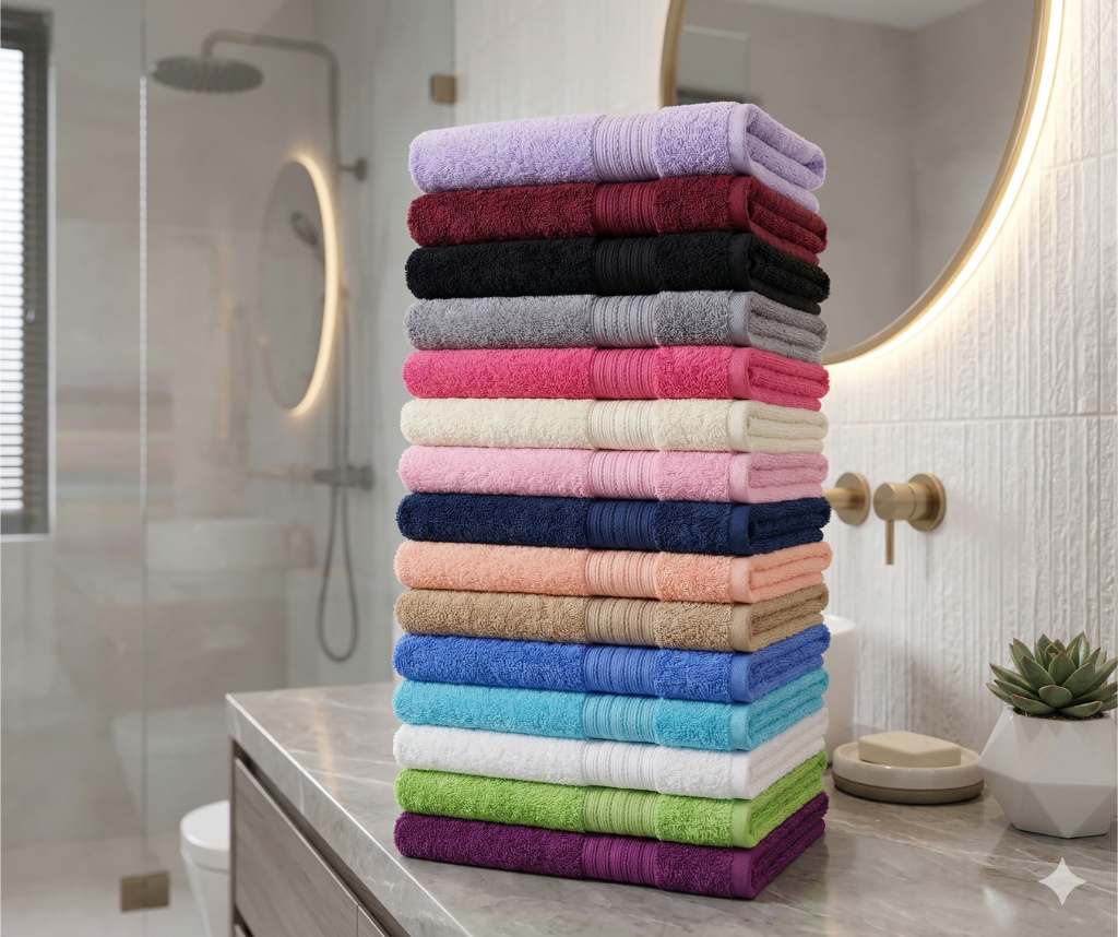Pack of Towels Classic 100% Cotton