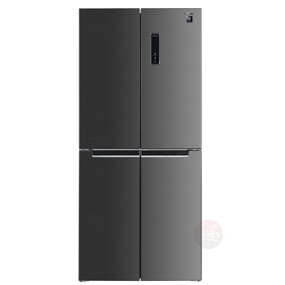 Refrigerator Sharp 4 Door 401 L Net Dark Stainless SJ-8430ID