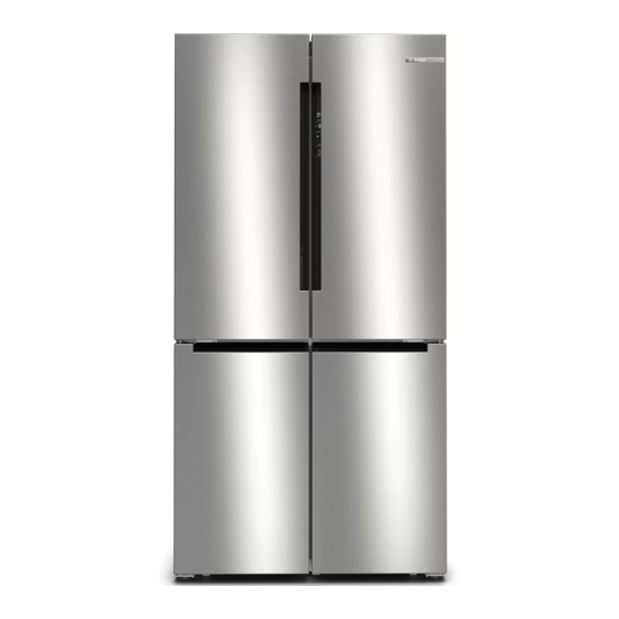 Refrigerator Bosch 4 Door Stainless Steel 605 L Net KFN96APEAL