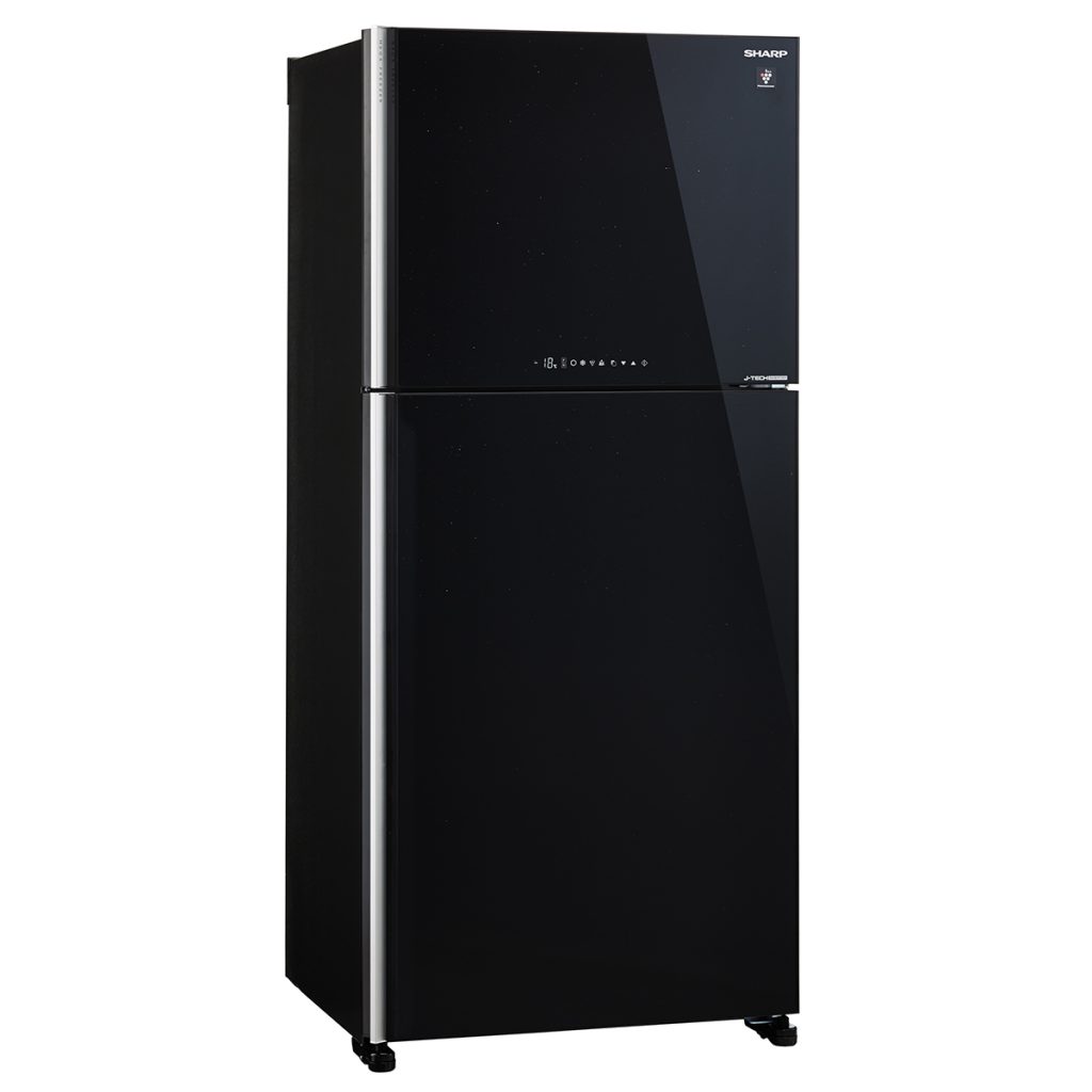Refrigerator Sharp Mehadrin 2 Door 604 L Glass Silver SJ-4660SL