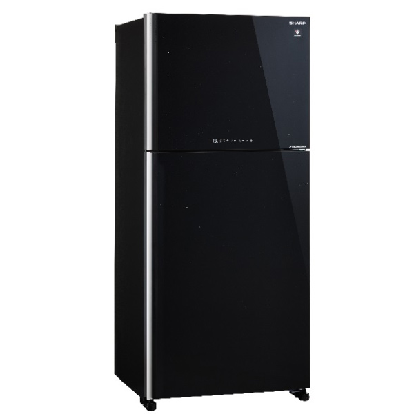 Refrigerator Sharp Mehadrin 2 Door 604 L Glass Black SJ-4660BK